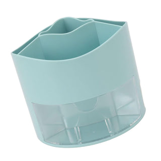 4 Compartment Desk Storage Organiser with 360 Degree Turnable Bottom