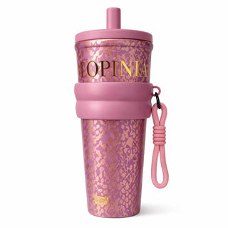 710ml Insulated Stainless Steel Sipper Tumbler | Leakproof Bottle with Carry Loop for Women & Girls(Pack Of 3/6)