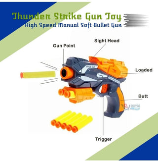 Thunder Strike Gun with 6 Foam Darts