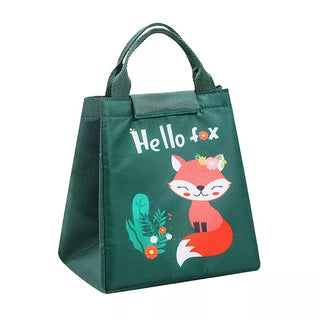 Animal Cartoon Print Thermal Insulated Lunch Bags