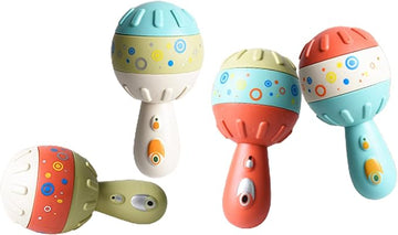 Toddler's Shaking Bell Rattle Toy (Random Colour) 1pc