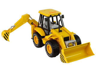 2-in-1 Excavator & Bulldozer Toy with Lights & Sound (Small)