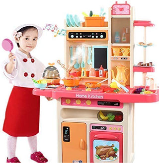 81 Pcs Double Side Kitchen Toys Set for Children Pretend Play