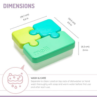 Puzzle Bento Lunch Box – Leak-Proof, BPA-Free Kids Lunch Container Set