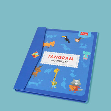 Tangram Travel Game / Magnetic Puzzle Book Game For Kids