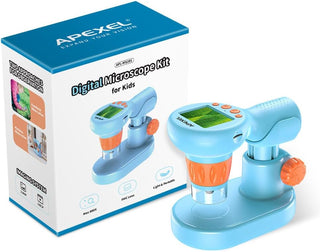 2-in-1 Digital Microscope Kit for Kids | Magnification with Screen (Prepaid Only)