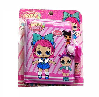 Cute Mini Pocket Diary with Pen for Kids (Random Colour)