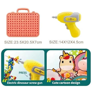 Creative Puzzle Box – 232 Pcs DIY STEM Building Blocks Set for Kids (3+ Years)