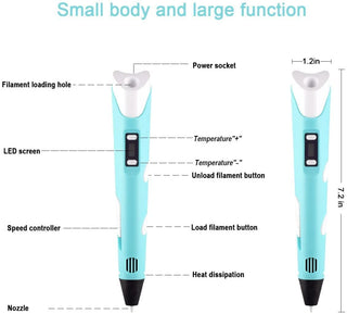 3D Printing Pen with LCD Screen
