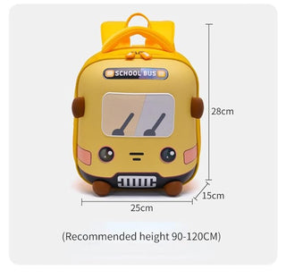 3D School Bus Design Hardshell Backpack for Children