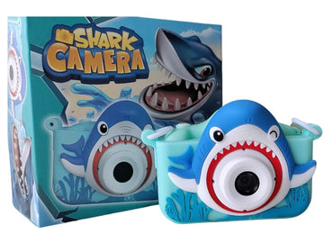 Creatures Capture: Shark -Themed Electronic Camera for Kids with Selfie Camera
