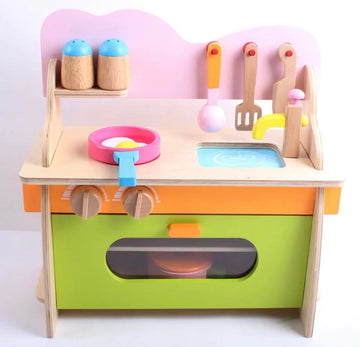 Role Play Interactive Cooking and Wooden Kitchen Toy for Endless Imaginative Fun