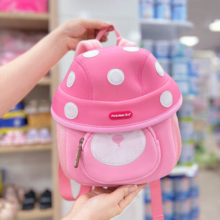 Cute 3D Bear with Cap Design Backpack for Kids