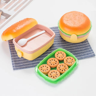 Rectangle Burger Lunch Box