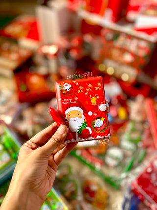 Christmas Theme Small Pocket Notebook with Pen