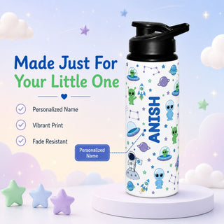 Personalized Water Bottle for Kids - Alien (PREPAID ONLY)