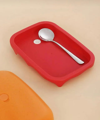 Burger Design 3 Layer Lunch Box for Kids