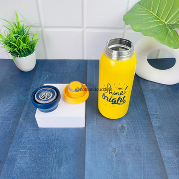 Stainless Steel Double-Wall Vacuum Insulated Bottle (430ml) For Kids