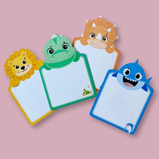 Cots and Cuddles Animal Design Write and Wipe Board for Kids (1pc)