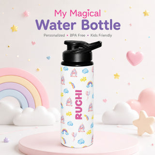 Personalized Water Bottle for Kids - Unicorn (PREPAID ONLY)