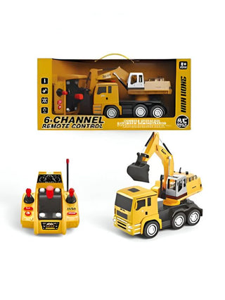 Big Rechargeable RC Lift Truck with Remote & Functional Basket