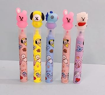 BT21 Topper Delight: 3-Layer Stackable Highlighter Set for Creative Kids