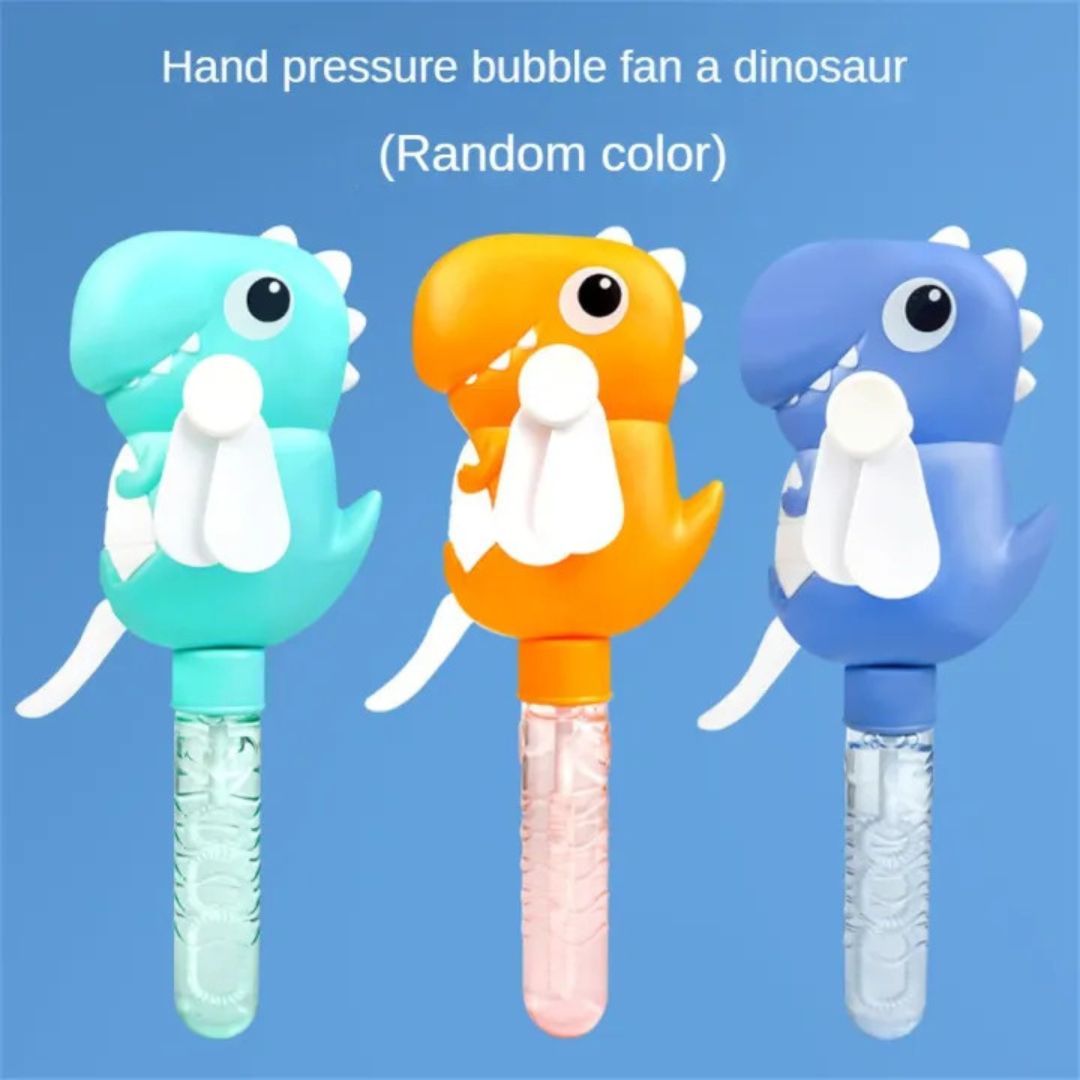 Dinosaur Bubble Hand Fan