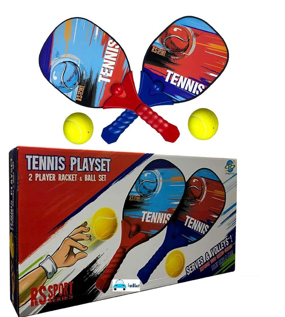 KidFriendly Table Tennis Toy Set 2 Rackets and 2 Foam Balls for kids