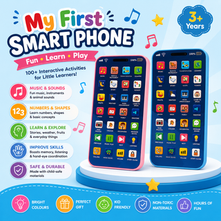 Kids Learning Smart Phone Toy — 28 Interactive Features | Hindi & English | Ages 2–6