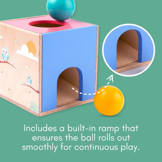 Cots and Cuddles Wooden 5 in 1 Activity Cube for Kids Age 3+