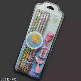 Enchanting Ocean Princess Pencil Set: Dive into Creativity with Magical Designs and Versatile Features (Random)