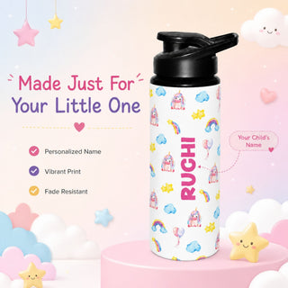 Personalized Water Bottle for Kids - Unicorn (PREPAID ONLY)