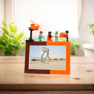 DIY Building Block Photo Frame (Basketball)