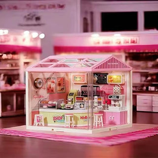 Small Town in Big City Miniature Scene Building Kit | DIY Mini World Set for Kids 8+