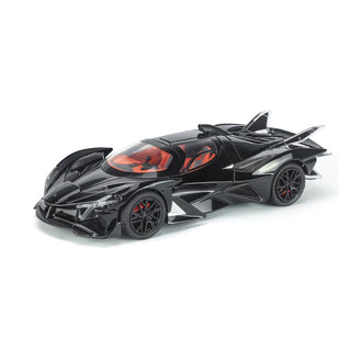 Premium Quality Die Cast Simulation Pull Back Sports Toy Car (Apollo EVO) (Black)