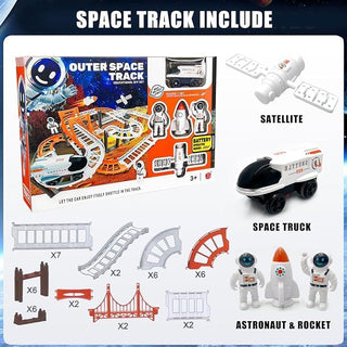 Outer Space Track Set Spaceman Railway Space Track Toy