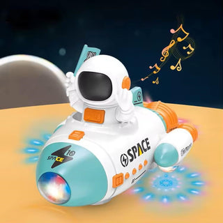 Space Rocket Car Musical Toy with Lights & Sound