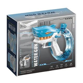 Shark Electric Water Gun – Rechargeable Automatic Water Blaster for Kids & Adults (Random Color)