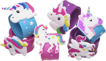 Magical Unicorn Slap Bands for Kids - Fun and Colorful Bracelets for Parties and Playtime - 1pc