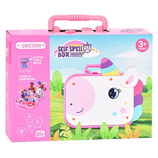 Creative Puzzle Box – 228 Pcs DIY STEM Building Blocks Set for Kids (3+ Years)