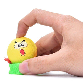 Colorful Faces Bounce Ball Toys for Kids – Funny Jumping Dolls (Pack Of 3)