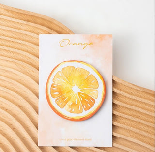 Kawaii Fruit Shaped Sticky Notes | Memo Pads for Kids (Pack of 4)