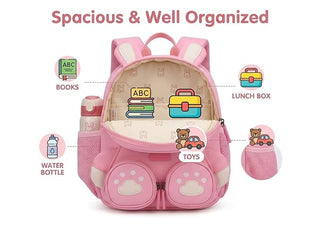 Kids Cartoon Animal Backpack – Lightweight Multi-Pocket School Bag