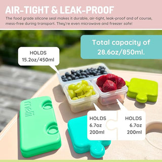 Puzzle Bento Lunch Box – Leak-Proof, BPA-Free Kids Lunch Container Set