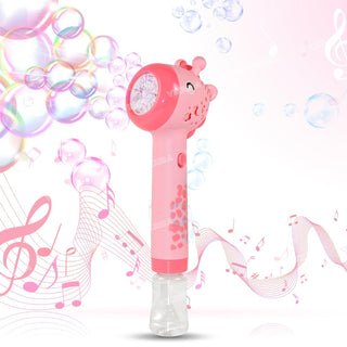 Giraffe Bubble Magic Wand — Light-Up & Musical Bubble Blower for Kids