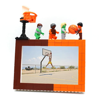 DIY Building Block Photo Frame (Basketball)