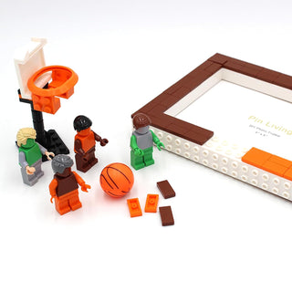 DIY Building Block Photo Frame (Basketball)