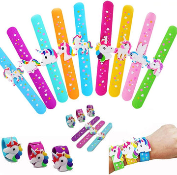 Magical Unicorn Slap Bands for Kids - Fun and Colorful Bracelets for Parties and Playtime - 1pc