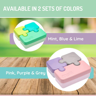 Puzzle Bento Lunch Box – Leak-Proof, BPA-Free Kids Lunch Container Set