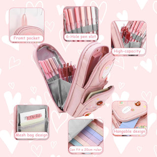 Kawaii 3D Charm Mini Backpack Pencil Case